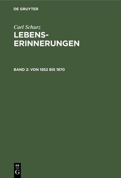 Produktbild: Von 1852 bis 1870