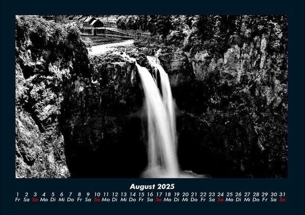 Produktbild: Wasserf&auml;lle 2025 Fotokalender DIN A4