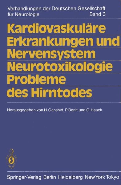 Produktbild: Kardiovaskul&auml;re Erkrankungen und Nervensystem Neurotoxikologie Probleme des Hirntodes
