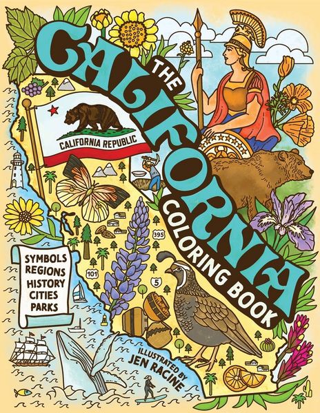 Produktbild: The California Coloring Book