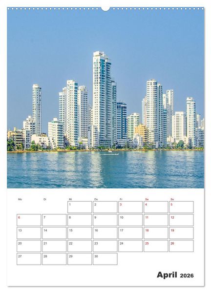 Produktbild: Reise durch Mittelamerika - Urlaubsplaner (hochwertiger Premium Wandkalender 2026 DIN A2 hoch), Kunstdruck in Hochglanz