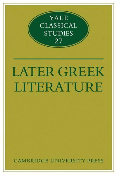 Produktbild: Later Greek Literature