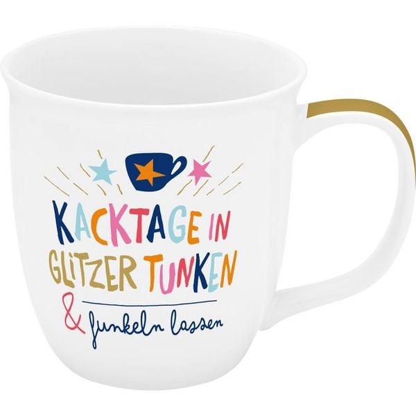 Produktbild: Tasse "Kacktage in Glitzer tunken & funkeln lassen"