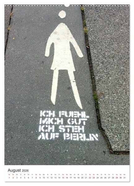 Produktbild: StreetArt Berlin (hochwertiger Premium Wandkalender 2026 DIN A2 hoch), Kunstdruck in Hochglanz