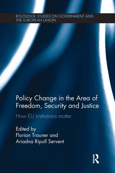Produktbild: Policy change in the Area of Freedom, Security and Justice