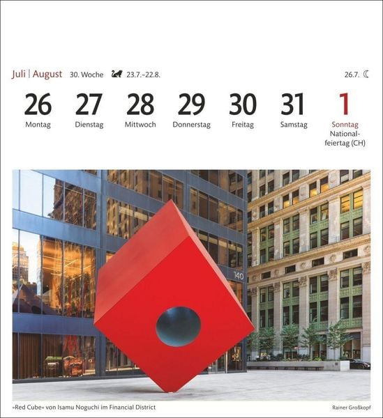 Produktbild: New York Sehnsuchtskalender 2027 - Wochenkalender mit 53 Postkarten