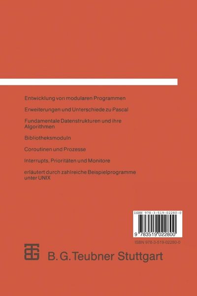 Produktbild: Programmierung in Modula-2