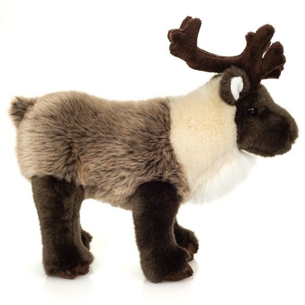 Produktbild: Teddy Hermann 90854 - Rentier stehend, Pl&uuml;sch, 32 cm