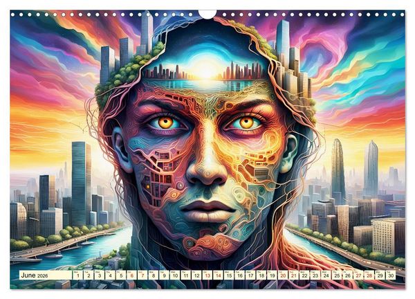 Produktbild: Faces of the metropolis (Wall Calendar 2026 DIN A3 landscape), CALVENDO 12 Month Wall Calendar