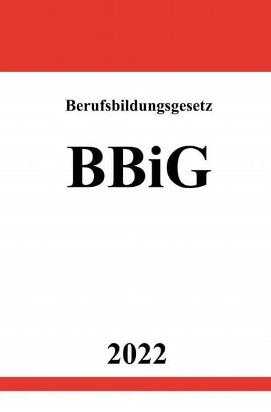 Produktbild: Berufsbildungsgesetz BBiG 2022