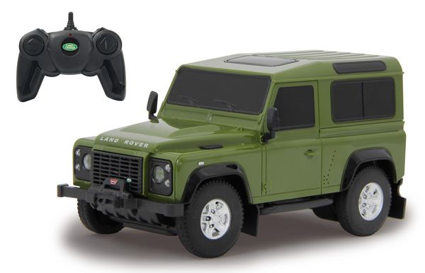 Produktbild: Jamara Land Rover Defender 1:24 gr&uuml;n 27MHz