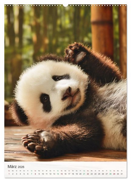Produktbild: Tiermotive zum Verlieben (hochwertiger Premium Wandkalender 2026 DIN A2 hoch), Kunstdruck in Hochglanz