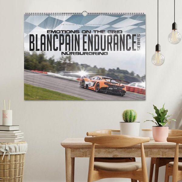 Produktbild: EMOTIONS ON THE GRID - Blancpain Endurance Series N&uuml;rburgring (Wandkalender 2026 DIN A2 quer), CALVENDO Monatskalender