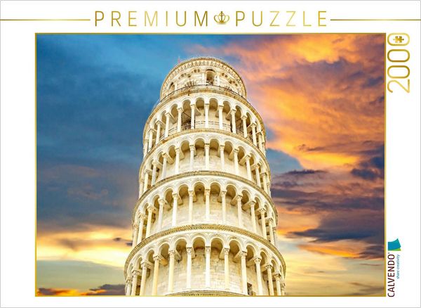 CALVENDO Puzzle Schiefer Turm von Pisa | 2000 Teile Lege-Größe 90x67cm Foto-Puzzle für glückliche Stunden