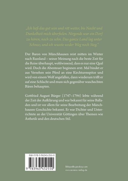 Produktbild: Wunderbare Reisen zu Wasser und zu Lande des Freiherrn von M&uuml;nchhausen
