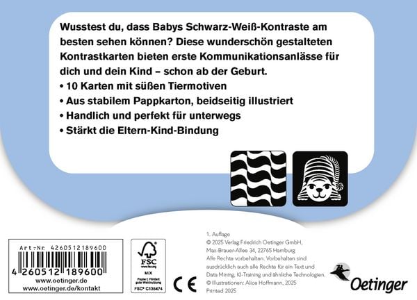 Produktbild: Erste Bilder f&uuml;r Babyaugen. Das Kartenset 0-3 Monate