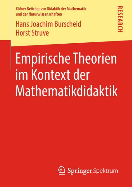Produktbild: Empirische Theorien im Kontext der Mathematikdidaktik