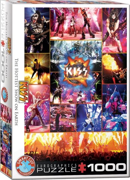 Puzzle 1000 Teile - KISS The Hottest Show on Earth