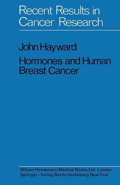 Produktbild: Hormones and Human Breast Cancer