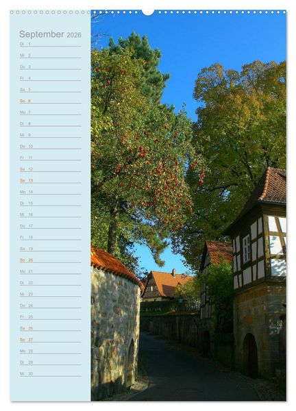 Produktbild: Ebern - lebenswerte Stadt in Franken (hochwertiger Premium Wandkalender 2026 DIN A2 hoch), Kunstdruck in Hochglanz