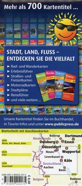 Produktbild: Publicpress Erlebnisf&uuml;hrer Rund um K&ouml;ln 1:150.000
