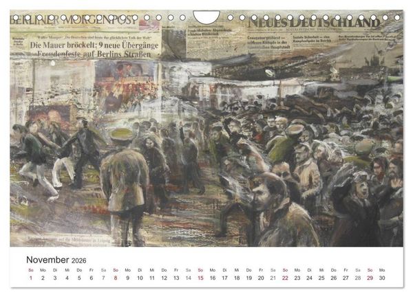 Produktbild: Berlin erlebt und gemalt - Ren&eacute;e K&ouml;nig (Wandkalender 2026 DIN A4 quer), CALVENDO Monatskalender