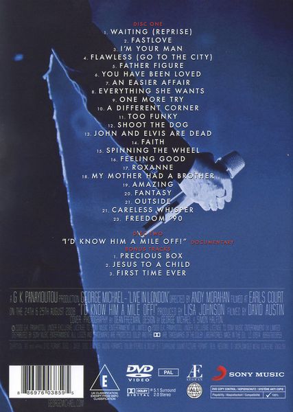 Produktbild: George Michael - Live In London [2 DVDs]