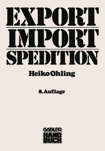 Produktbild: Export &mdash; Import &mdash; Spedition