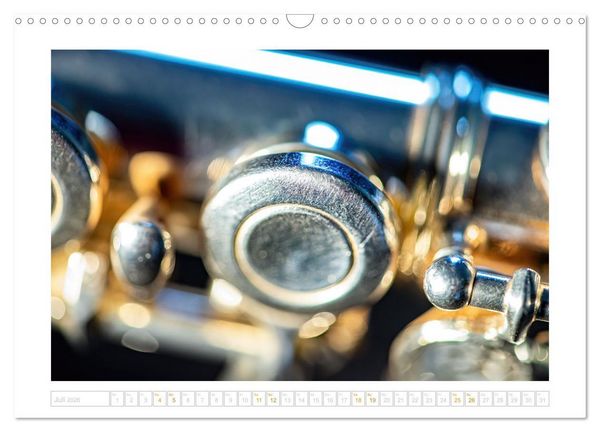 Produktbild: Die Querfl&ouml;te, ein herrliches Instrument (Wandkalender 2026 DIN A3 quer), CALVENDO Monatskalender