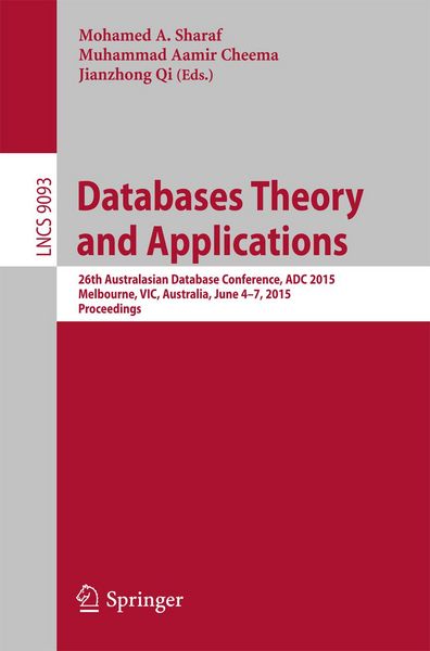 Produktbild: Databases Theory and Applications