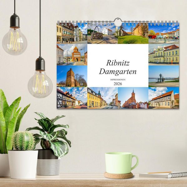 Produktbild: Ribnitz Damgarten Impressionen (Wandkalender 2026 DIN A4 quer), CALVENDO Monatskalender