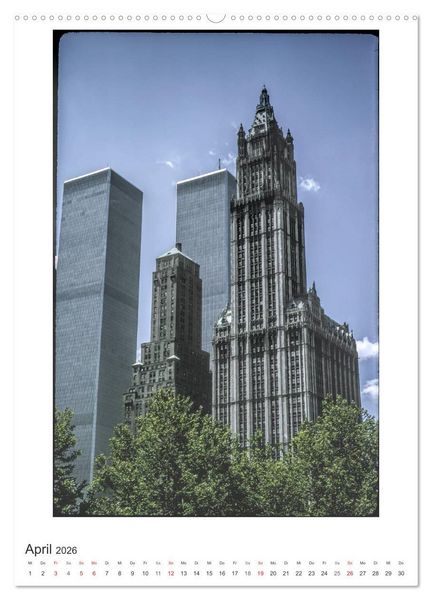Produktbild: NEW YORK CITY - Vintage Views (Wandkalender 2026 DIN A2 hoch), CALVENDO Monatskalender