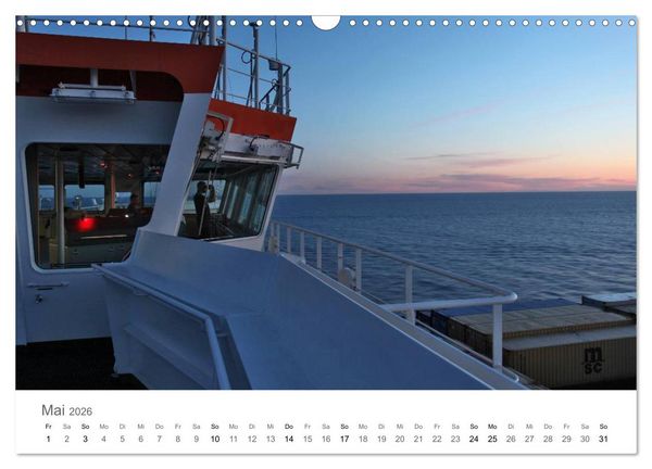 Produktbild: Faszination Schifffahrt &ndash; An Bord um die Welt (Wandkalender 2026 DIN A3 quer), CALVENDO Monatskalender