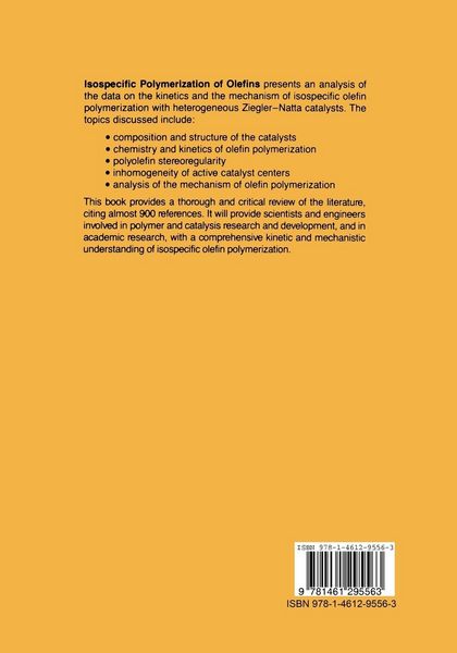 Produktbild: Isospecific Polymerization of Olefins