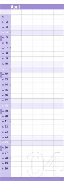 Produktbild: Allround-Familienplaner Vertical Kalender 2027