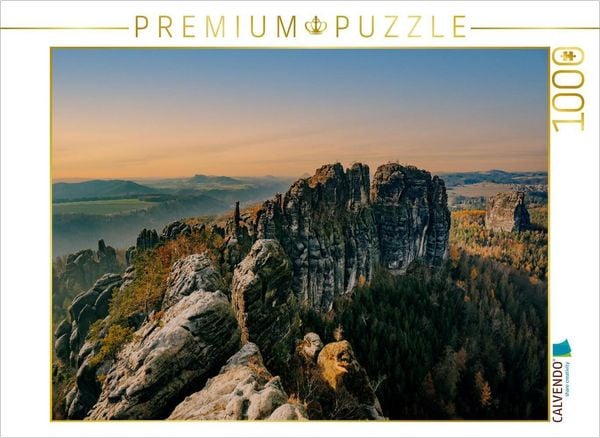 Produktbild: CALVENDO Puzzle Schrammsteinaussicht | 1000 Teile Lege-Gr&ouml;&szlig;e 64x48cm Foto-Puzzle f&uuml;r gl&uuml;ckliche Stunden