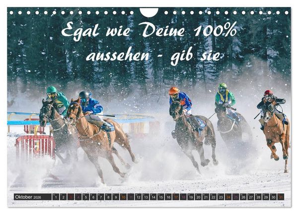 Produktbild: Sport Spruchkalender (Wandkalender 2026 DIN A4 quer), CALVENDO Monatskalender