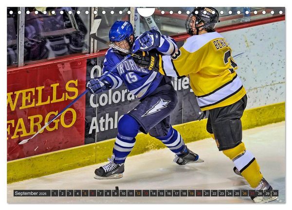 Produktbild: Eishockey - Fairplay und Schl&auml;gerei (Wandkalender 2026 DIN A4 quer), CALVENDO Monatskalender