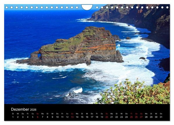 Produktbild: La Palma - die gr&uuml;ne Insel (Wandkalender 2026 DIN A4 quer), CALVENDO Monatskalender