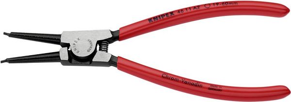 Produktbild: Knipex 46 11 A2 Seegeringzange Passend f&uuml;r (Seegeringzangen) Au&szlig;enringe 19-60 mm Spitzenform (Details) gerade