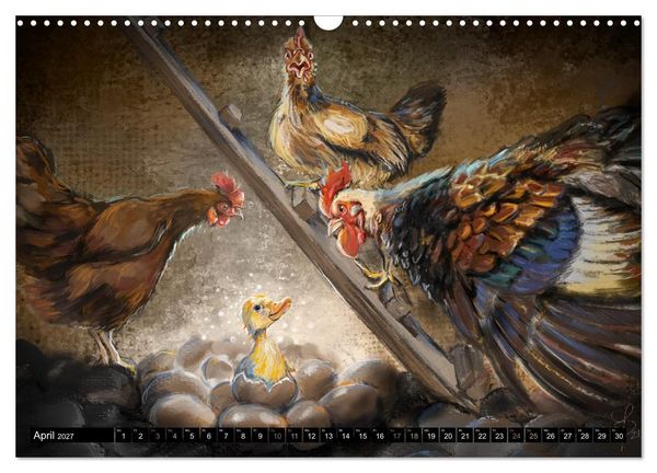 Produktbild: Tierfreunde (Wandkalender 2027 DIN A3 quer), CALVENDO Monatskalender