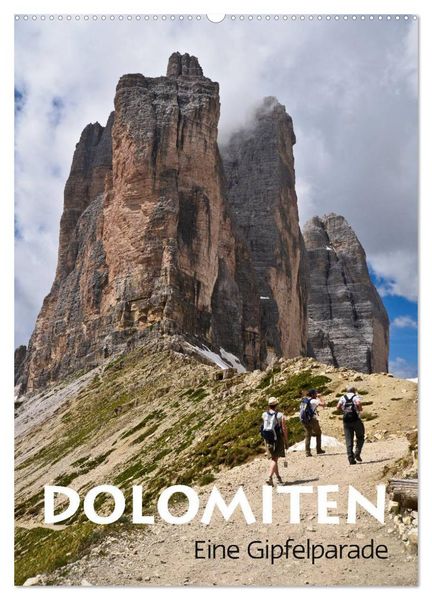Produktbild: Dolomiten &ndash; Eine Gipfelparade (Wandkalender 2026 DIN A2 hoch), CALVENDO Monatskalender