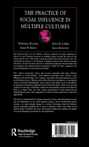 Produktbild: The Practice of Social influence in Multiple Cultures
