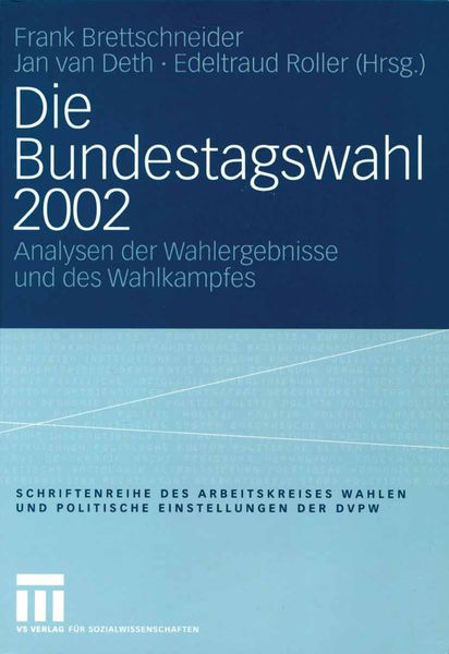 Produktbild: Die Bundestagswahl 2002