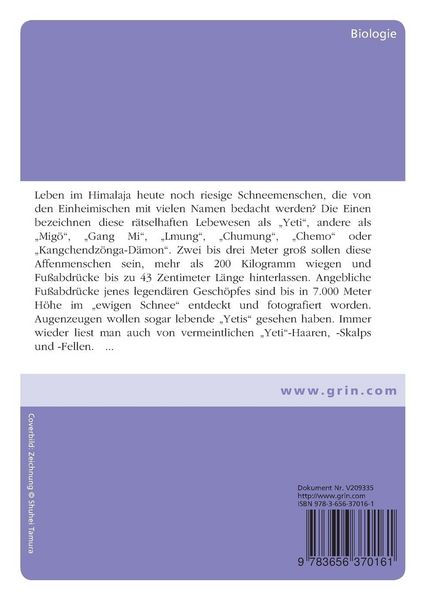 Produktbild: Yeti - Der Schneemensch im Himalaja
