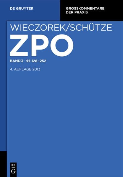 Produktbild: Zivilprozessordnung und Nebengesetze / &sect;&sect; 128-252