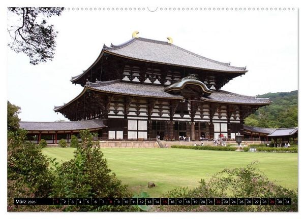 Produktbild: Tempel, Schreine und Burgen Japans (Wandkalender 2026 DIN A2 quer), CALVENDO Monatskalender