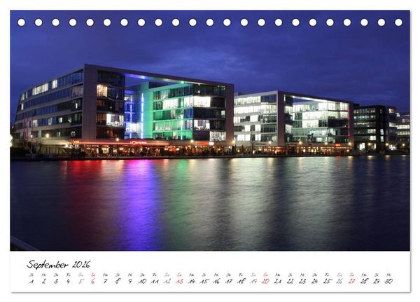 Produktbild: Nachtschicht - N&auml;chtliche Impressionen vom Ruhrgebiet und dem Niederrhein (Tischkalender 2026 DIN A5 quer), CALVENDO Monatskalender