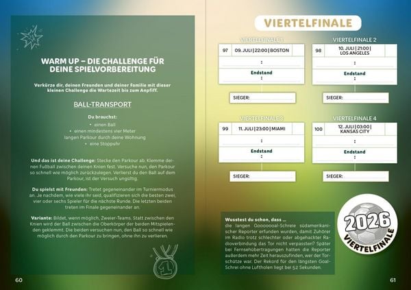 Produktbild: WM-Fieber 2026 &ndash; Das gro&szlig;e Mitmachbuch