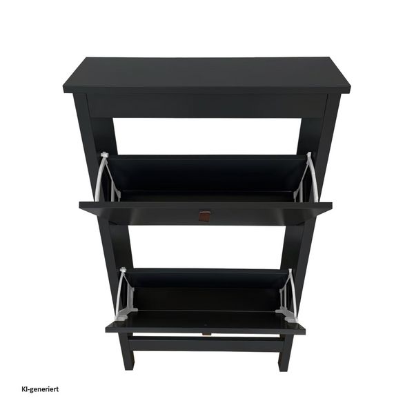 Produktbild: HTI-Living Schuhschrank Hayet Schwarz Schuhschrank Hayet Schwarz